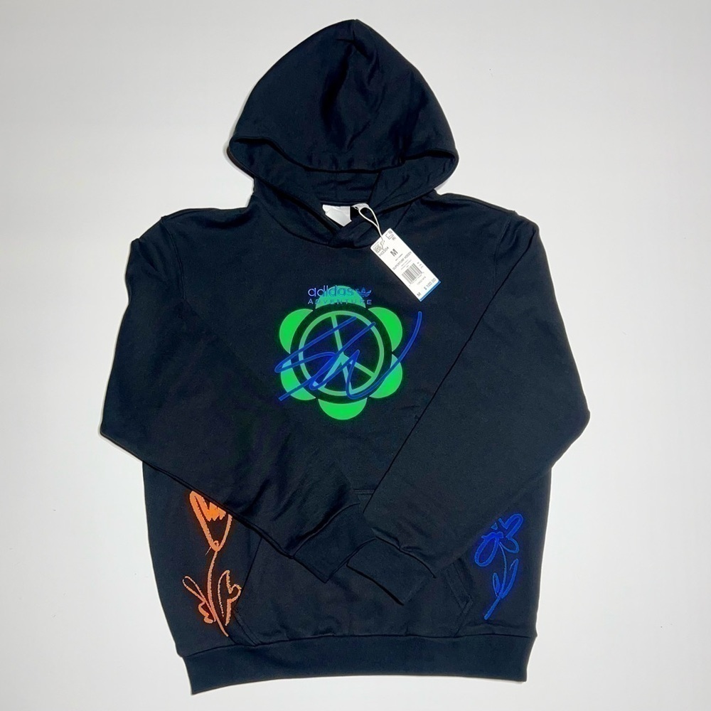 Adidas X Sean Wotherspoon Superturf Hoodie Men Sz: M Black Multicolor HI3304